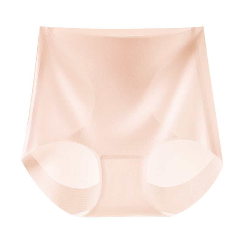 7A antibakterijske ženske gaćice s pamukom u preponama, osjećaj golog tijela, lagani prozračni Ice Silk materijal, visokog struka