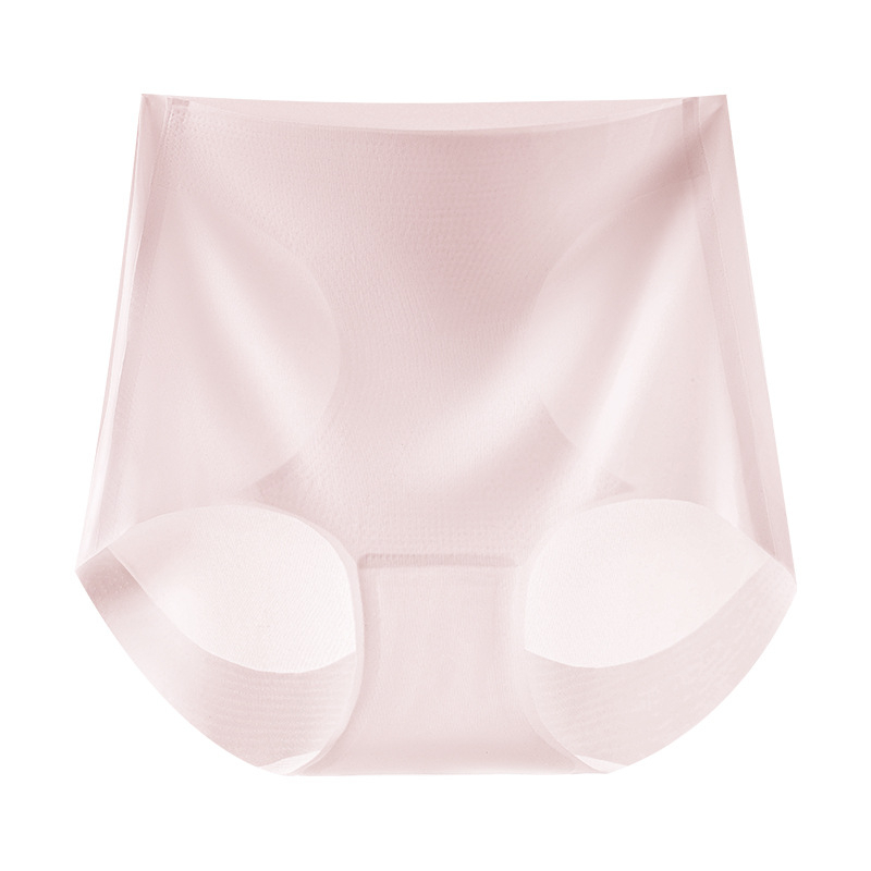 7A antibakterijske ženske gaćice s pamukom u preponama, osjećaj golog tijela, lagani prozračni Ice Silk materijal, visokog struka