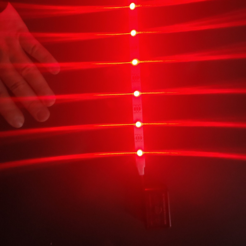Punopunjiva RGB COB LED traka sa samolijepivom za kućni dnevni boravak, strop (3V-5V)