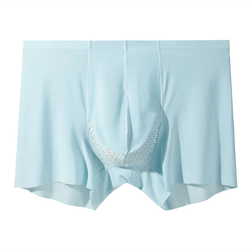Muške bokserice Ice Silk, tanke, prozračne, srednjeg struka, jednobojne