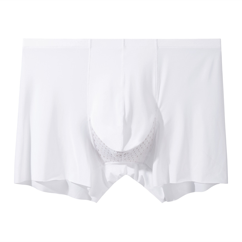 Muške bokserice Ice Silk, tanke, prozračne, srednjeg struka, jednobojne
