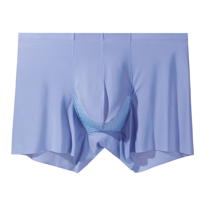Muške bokserice Ice Silk, tanke, prozračne, srednjeg struka, jednobojne