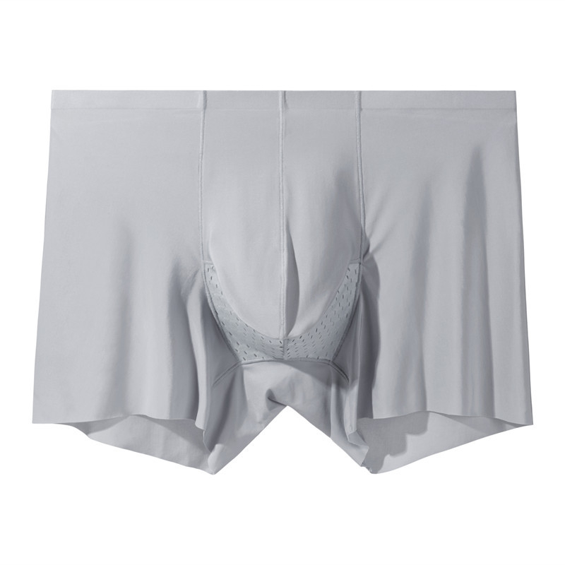 Muške bokserice Ice Silk, tanke, prozračne, srednjeg struka, jednobojne