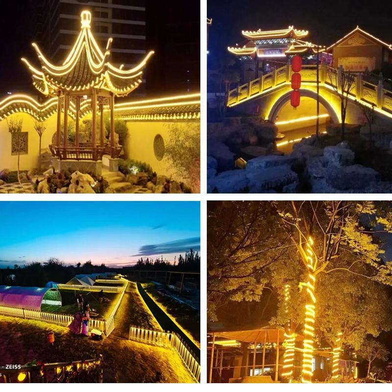 Vanjska 360° kružna fleksibilna LED neonska traka za vodootporni reklamni natpis na izlogu.