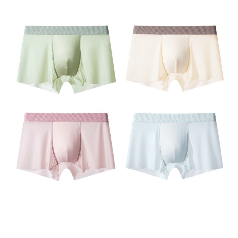 Muške bokserice od ice silk, izuzetno tanke, brzo sušeće, prozračne, bezšivne, jednobojne, velika veličina
