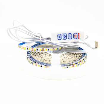 Svetleći okvir za fotografije s LED trakom USB 5V, trobojna LED traka, 120 LED, širina 5 mm, regulirano osvjetljenje za svjetlosno crtanje