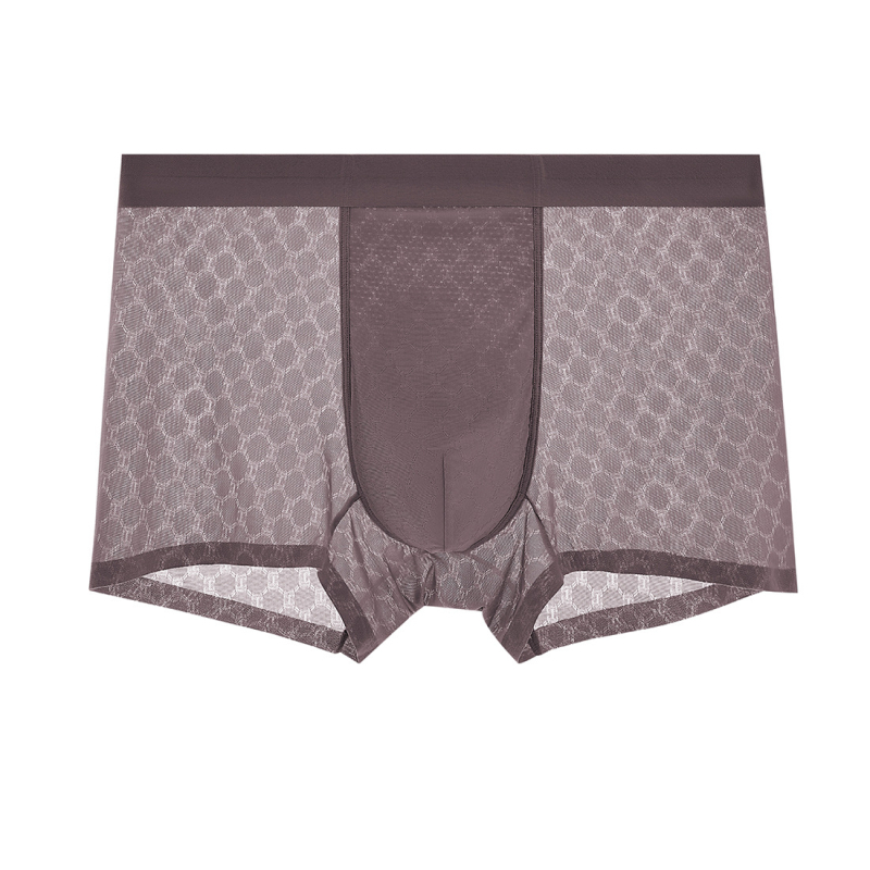 Muške bokserice Ice Silk Jacquard, ljetne, prozračne, brzo se suše, antibakterijske