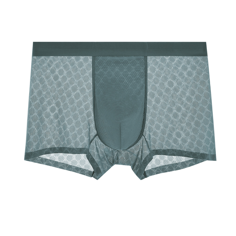 Muške bokserice Ice Silk Jacquard, ljetne, prozračne, brzo se suše, antibakterijske