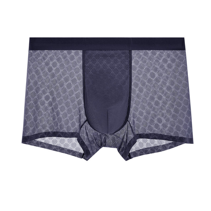 Muške bokserice Ice Silk Jacquard, ljetne, prozračne, brzo se suše, antibakterijske