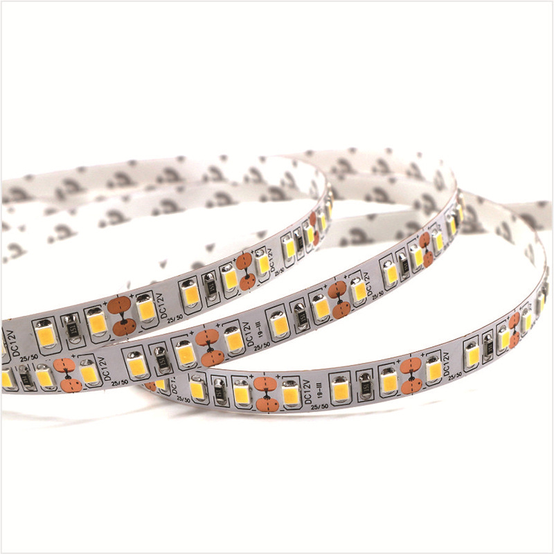 LED fleksibilna svjetlosna traka, 12V-24V, 120 LED, širina 8 mm, linearno unutarnje osvjetljenje, čip 2835, dimmabilna