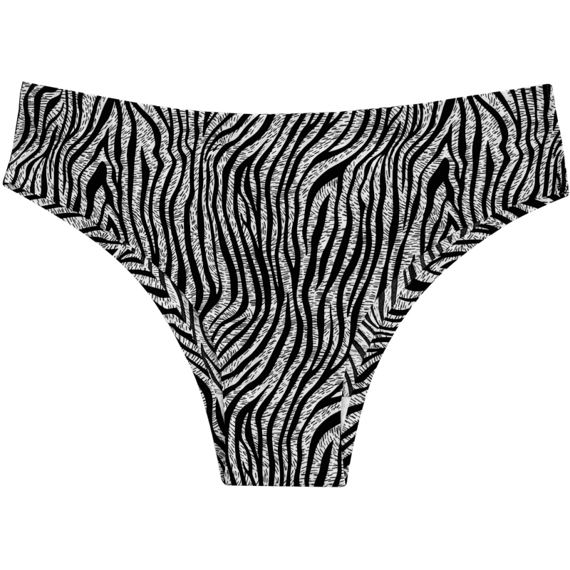 K5501 bezšivne ženske gaćice od Ice Silk, niski pojas, leopard uzorak, sportski trokutasti dizajn