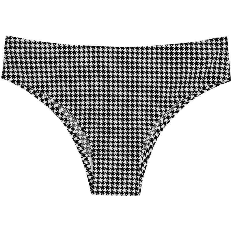 K5501 bezšivne ženske gaćice od Ice Silk, niski pojas, leopard uzorak, sportski trokutasti dizajn