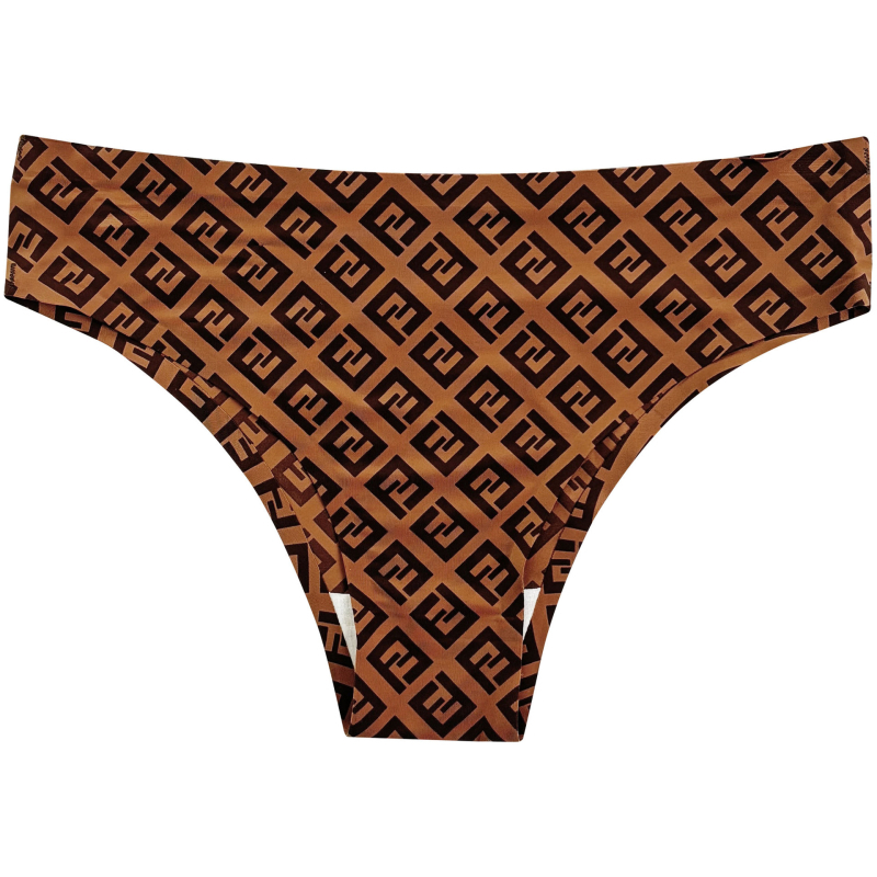 K5501 bezšivne ženske gaćice od Ice Silk, niski pojas, leopard uzorak, sportski trokutasti dizajn