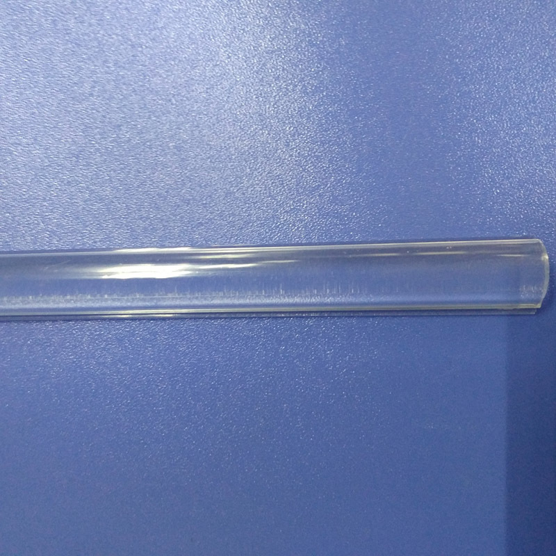 Prilagođeni ekstrudirani PMMA prozirni LED linearni abažur od akrila, visoke prozirnosti.