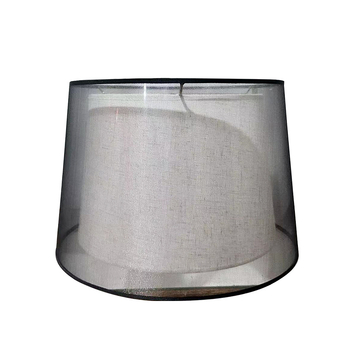 Navlaka za stolnu lampu od jutene tkanine, kružni kućište lampe za spavaću sobu, antirefleksni dodaci s mogućnošću prilagodbe