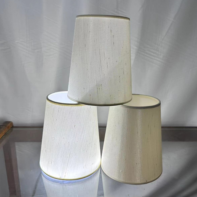 Navlaka za stolnu lampu od jutene tkanine, kružni kućište lampe za spavaću sobu, antirefleksni dodaci s mogućnošću prilagodbe