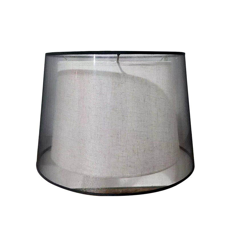 Navlaka za stolnu lampu od jutene tkanine, kružni kućište lampe za spavaću sobu, antirefleksni dodaci s mogućnošću prilagodbe