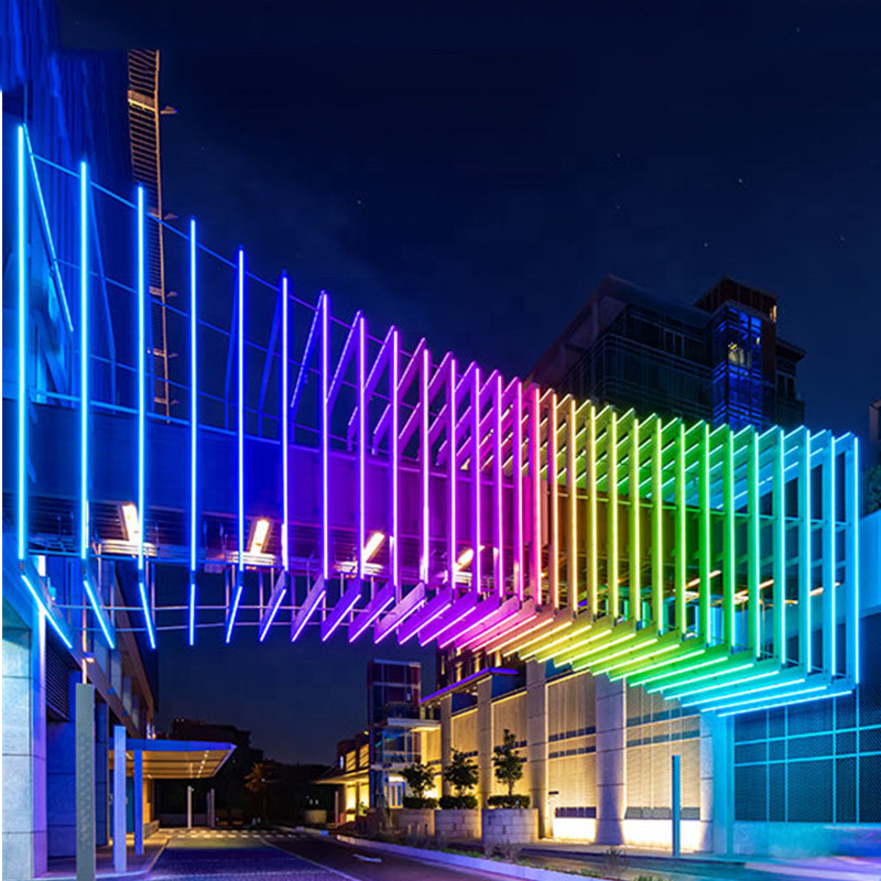 24V DMX512 vanjska vodootporna fleksibilna LED neonska traka za fasadu i prolaznu rasvjetu