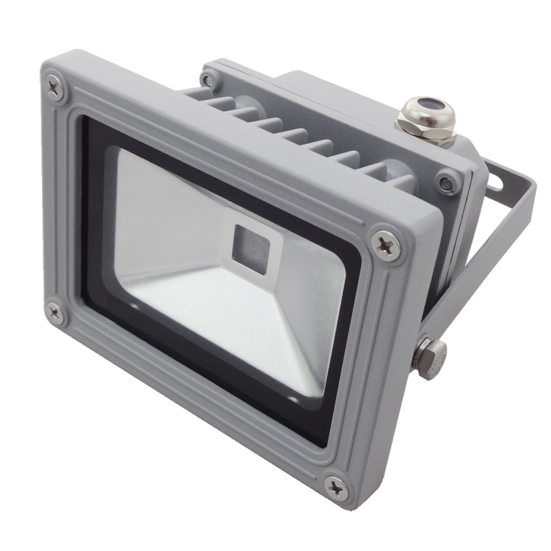 LED корпус за раничен прожектор, 30–50W, алуминиев корпус, външен водоустойчив прожектор със слънчево захранване