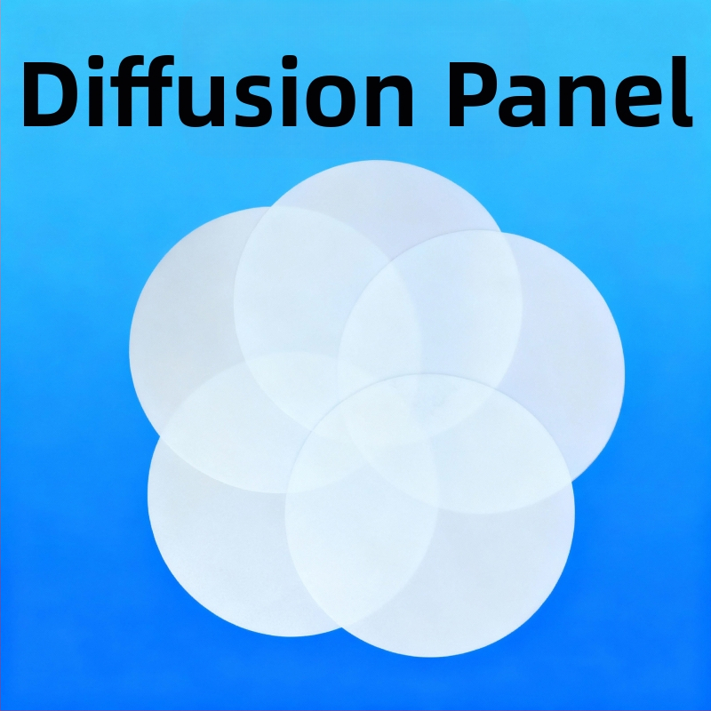 Okrugli PS difuzni panel visoke optičke kvalitete za LED panel rasvjetu, visoka propusnost svjetla i ujednačeno osvjetljenje