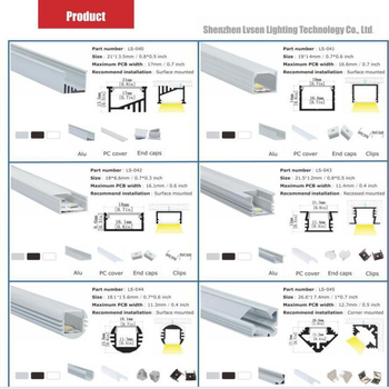 LED linearno svjetlo s kućištem od aluminijskog profila, viseći set za kućnu, uredsku i trgovačku upotrebu