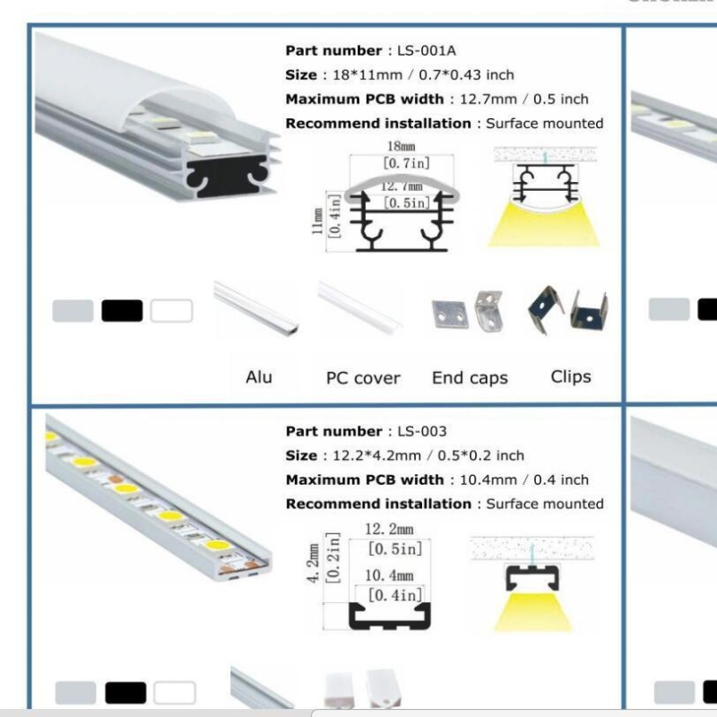 LED linearno svjetlo s kućištem od aluminijskog profila, viseći set za kućnu, uredsku i trgovačku upotrebu