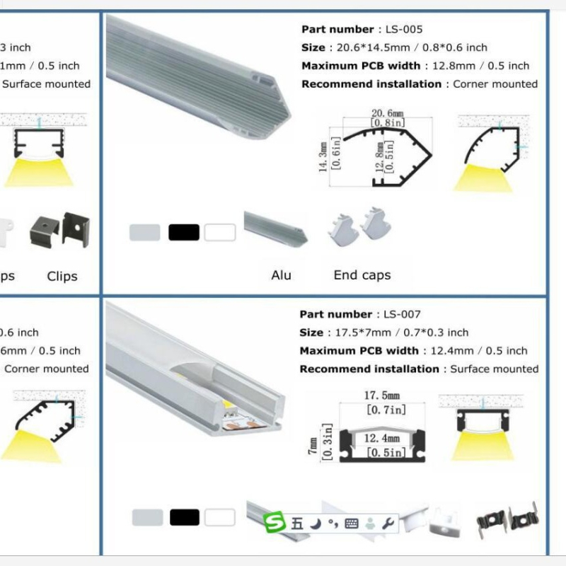 LED linearno svjetlo s kućištem od aluminijskog profila, viseći set za kućnu, uredsku i trgovačku upotrebu