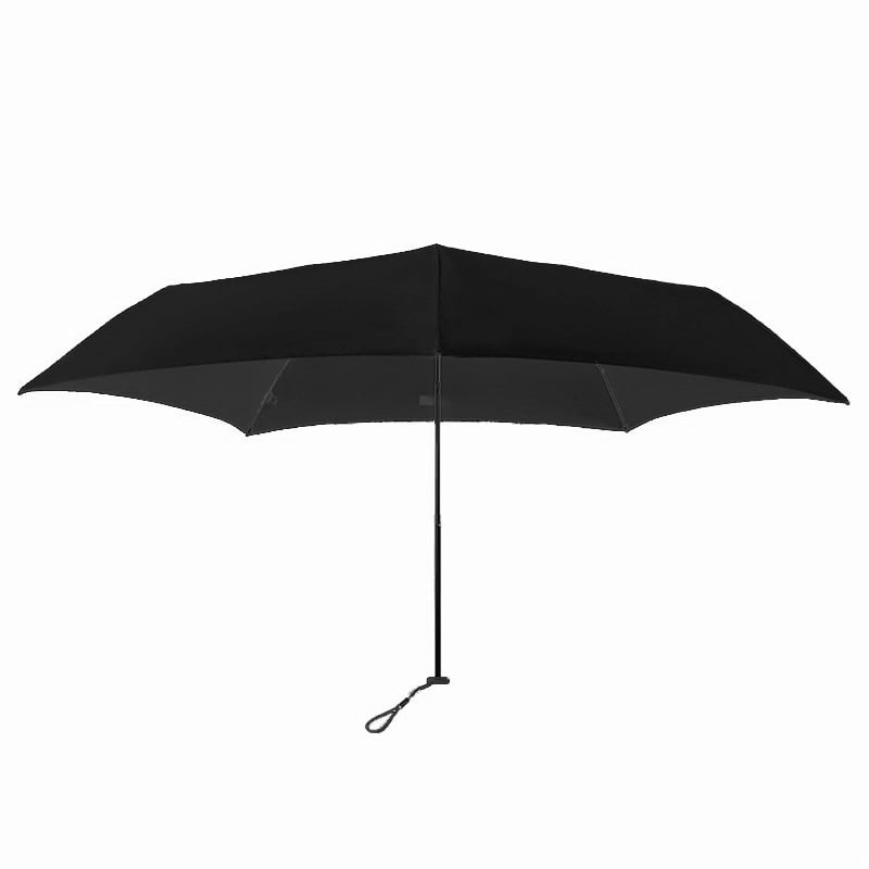 Mini prenosni kišobran od karbonskih vlakana, trodijelni, 98 g, džepni, jednobojan, kiša i sunce, mogućnost prilagođavanja logotipa