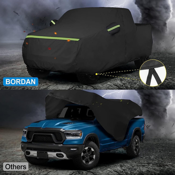 Κάλυμμα αυτοκινήτου για pickup, τεσσάρων εποχών, αδιάβροχο, προστασία από σκόνη και χιόνι, Oxford ύφασμα, 190T πολυεστερική ταφτέτα