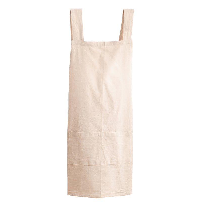 Japanski stil, jednobojna pregača od 100% pamuka, minimalistička tekstura, unisex, zaštita od prašine za kućnu upotrebu.