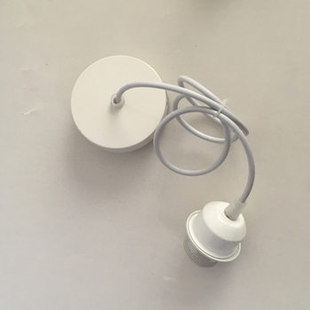 E27 metalni viseći držač lampe, DIY dodatak za rasvjetu, hotel/smještaj, LED abažur