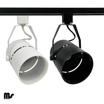 Set kućišta LED trak rasvjetu s kućištem P30 downlight, aluminijska legura, vilični nosač za šinu