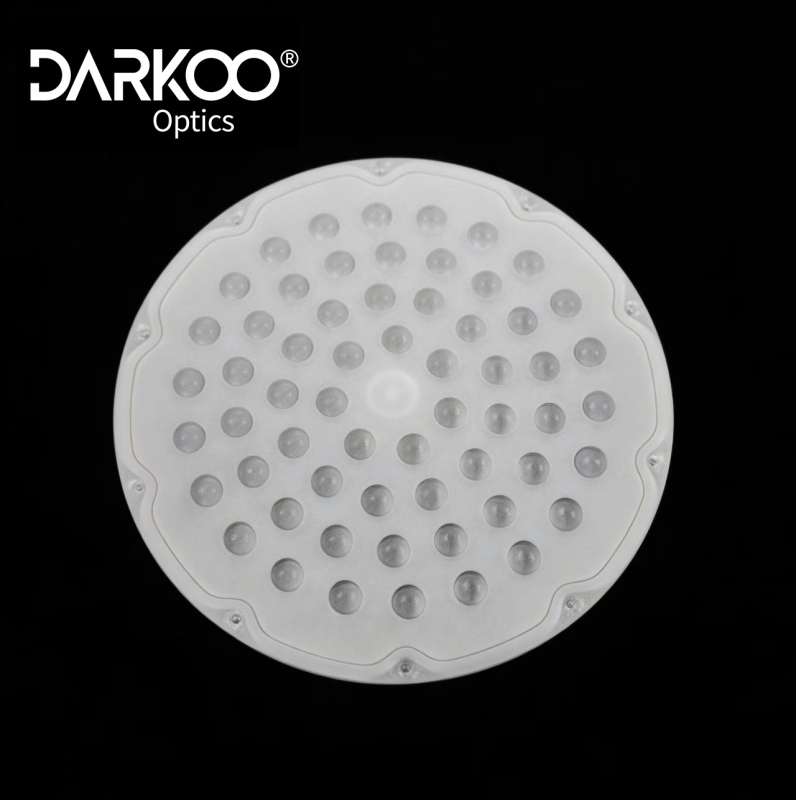 LED lećni modul za rudarsku lampu, abažur visoke prozirnosti, PC UV-otporan plastični komplet DARKOO Optics