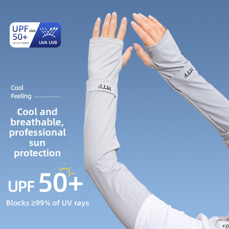 Μανσέτες UV προστασίας Ice Silk για το καλοκαίρι, εξωτερική οδήγηση και ποδηλασία, unisex