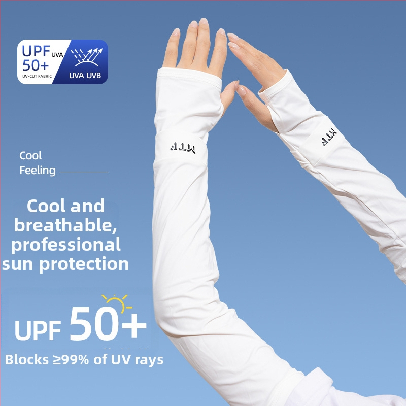 Μανσέτες UV προστασίας Ice Silk για το καλοκαίρι, εξωτερική οδήγηση και ποδηλασία, unisex