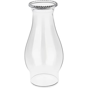 Stakleni abažur za kerosinsku lampu, retro stil, reljefni uzorak, borosilikatno staklo, vanjski otporan na vjetar