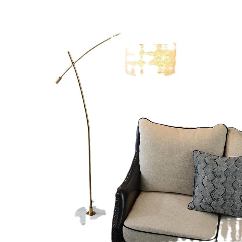 Kreativna podna lampa – minimalistična, postmoderno svjetlo za dnevni boravak, Instagram stil, skandinavski hotelski showroom, vertikalni dizajn, luksuzna minimalistička lampa