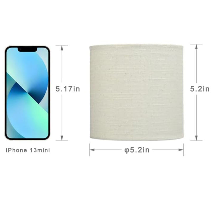 Cilindrični tekstilni abažur za stojeću lampu, E27, odvojivi, jednostavno DIY osvjetljenje