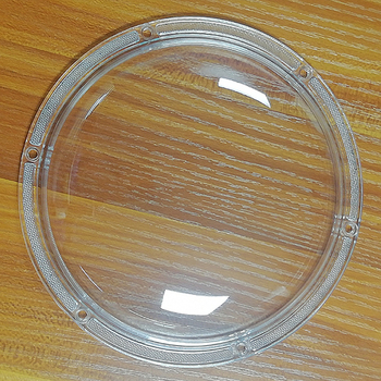Optičko LED prozirno PC sjenilo za rudarske lampe, tunelske lampe i vrtne lampe, 156 mm mliječno bijelo PC sjenilo za rasvjetu