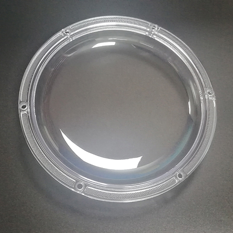 Optičko LED prozirno PC sjenilo za rudarske lampe, tunelske lampe i vrtne lampe, 156 mm mliječno bijelo PC sjenilo za rasvjetu