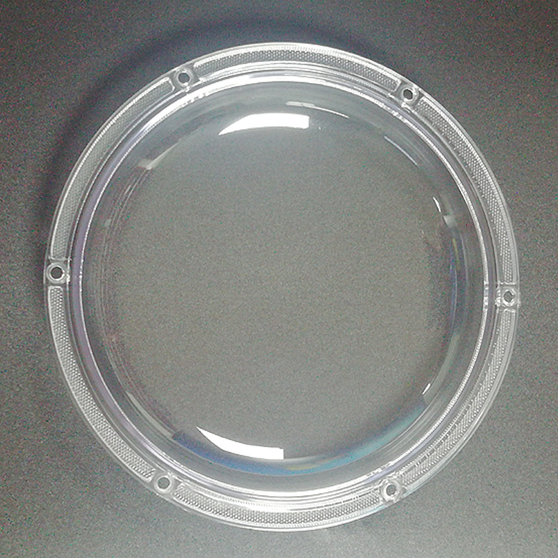 Optičko LED prozirno PC sjenilo za rudarske lampe, tunelske lampe i vrtne lampe, 156 mm mliječno bijelo PC sjenilo za rasvjetu