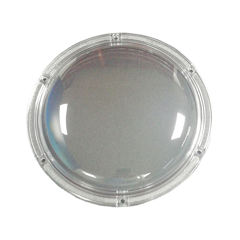 Optičko LED prozirno PC sjenilo za rudarske lampe, tunelske lampe i vrtne lampe, 156 mm mliječno bijelo PC sjenilo za rasvjetu