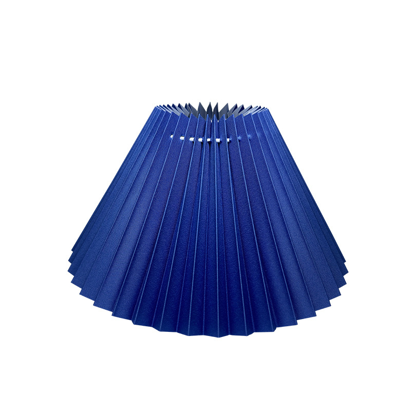 Tekstilni plisirani abažur za stolnu lampu – tekstilni abažur