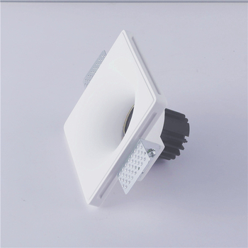Bezokvirno kvadratno kućište od žbuke za hotelski stropni reflektor, 5W downlight set
