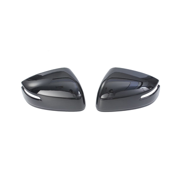 Capace oglindă LC300 cu aspect fibră de carbon, folie decorativă ABS, pentru LC300 2023