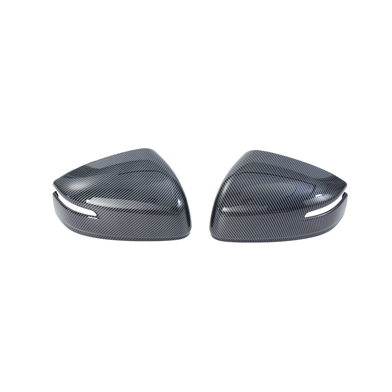 Capace oglindă LC300 cu aspect fibră de carbon, folie decorativă ABS, pentru LC300 2023