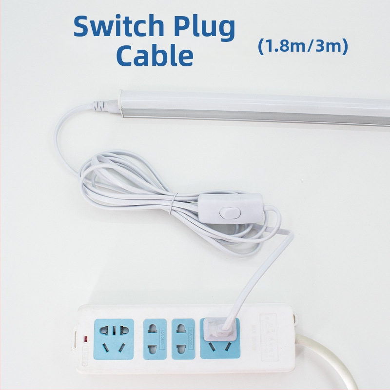 Farebné LED príslušenstvo pre trubice T5-T8 so spínačom a káblom, dĺžky 1.8 m / 3 m / 5 m
