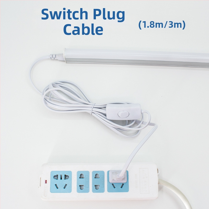 Farebné LED príslušenstvo pre trubice T5-T8 so spínačom a káblom, dĺžky 1.8 m / 3 m / 5 m
