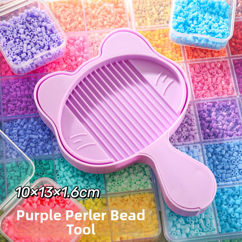 Set Pintoo Meow Meow pentru tavă de mărgele, cu stilou pentru mărgele, linguriță pentru mărgele și unealtă de depozitare de 2,6 mm