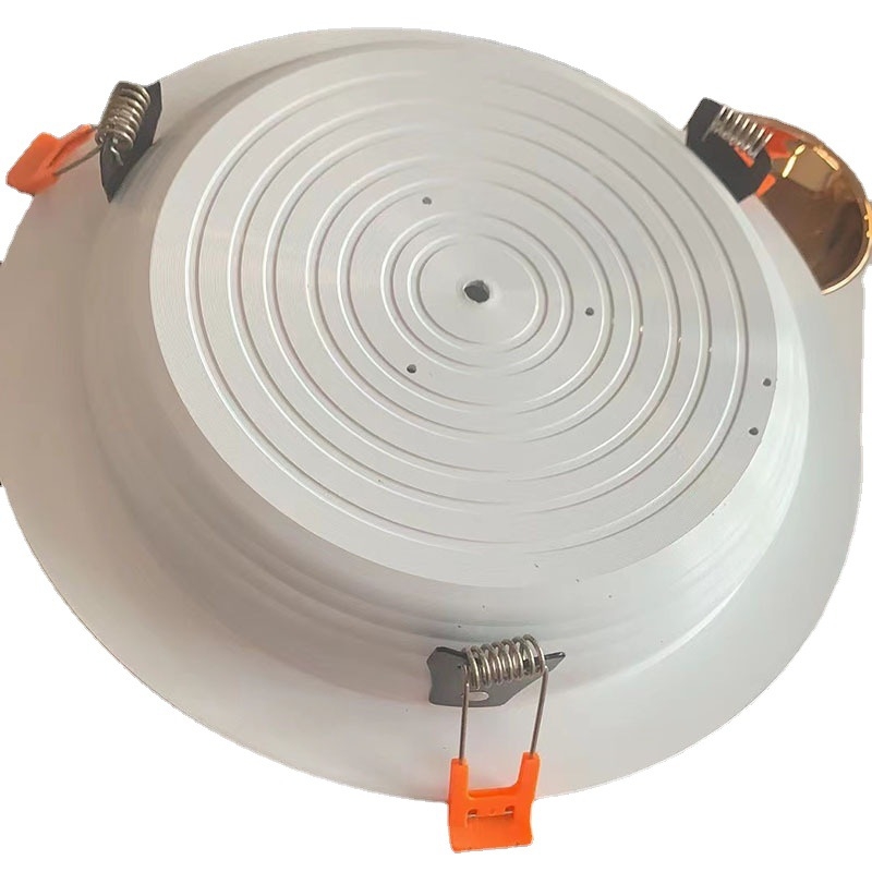 Izuzetno tanak aluminijski kućište za LED downlight – komplet za ugrađene stropne svjetiljke